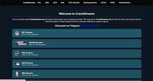 Crackstreams