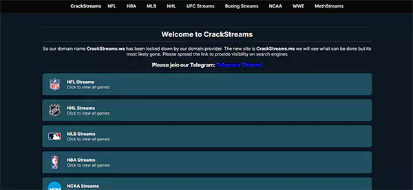 Crackstreams