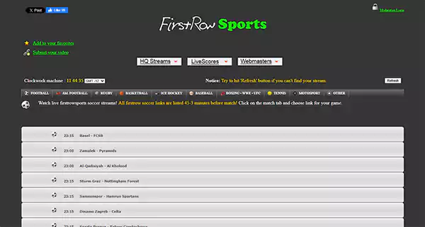 FirstRow Sports